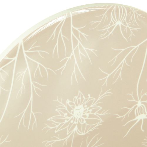 Product Coasters Table Decoration Flowers Beige Brown Ø20cm 3 Pcs