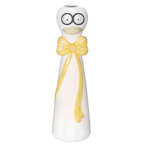 Duck vase with cute design for fun table decoration, 24cm, 2 pieces