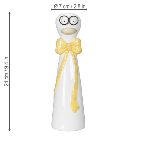 Product Duck vase with cute design for fun table decoration, 24cm, 2 pieces