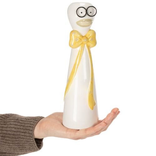 Product Duck vase with cute design for fun table decoration, 24cm, 2 pieces