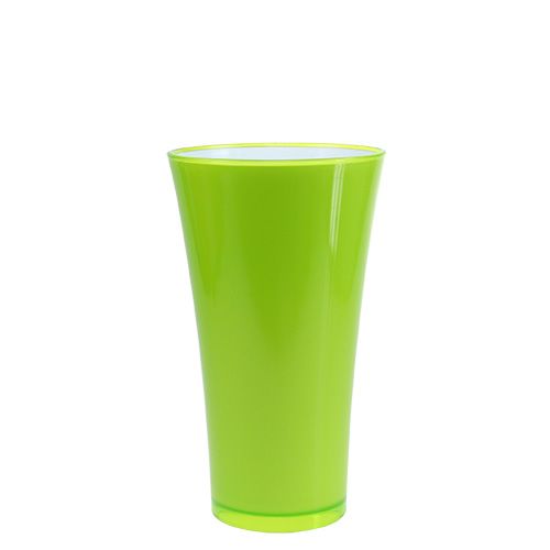 Floristik24 Vase &quot;Fizzy&quot; Ø16cm H27cm apple green, 1pc