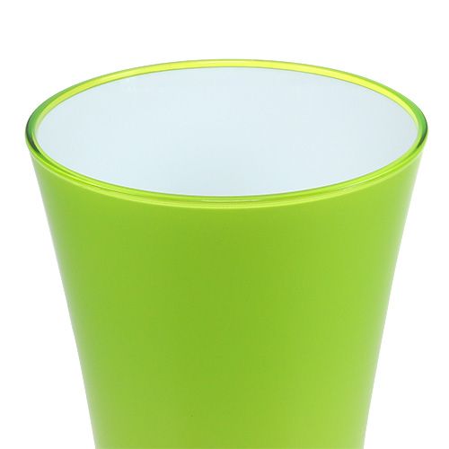 Product Vase &quot;Fizzy&quot; Ø16cm H27cm apple green, 1pc