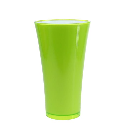 Floristik24 Vase &quot;Fizzy&quot; Ø20cm H35cm apple green, 1pc