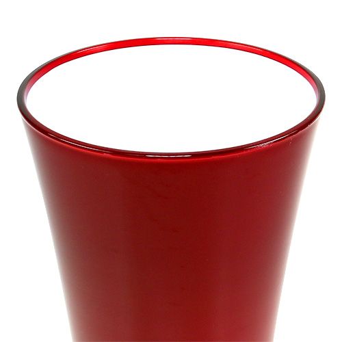 Product Vase &quot;Fizzy&quot; Ø20cm H35cm red, 1pc