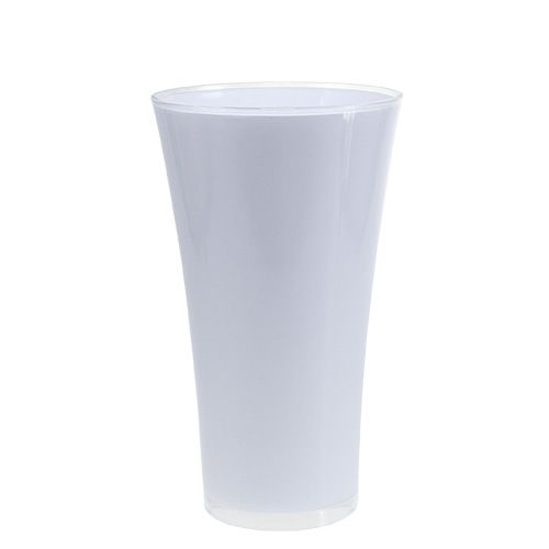 Floristik24 Vase &quot;Fizzy&quot; Ø20cm H35cm white, 1pc