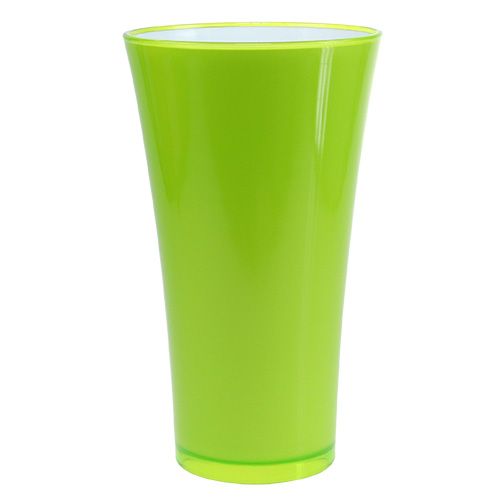 Floristik24 Vase &quot;Fizzy&quot; Ø28.5cm H45cm apple green, 1pc