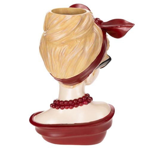 Woman Head Vase with