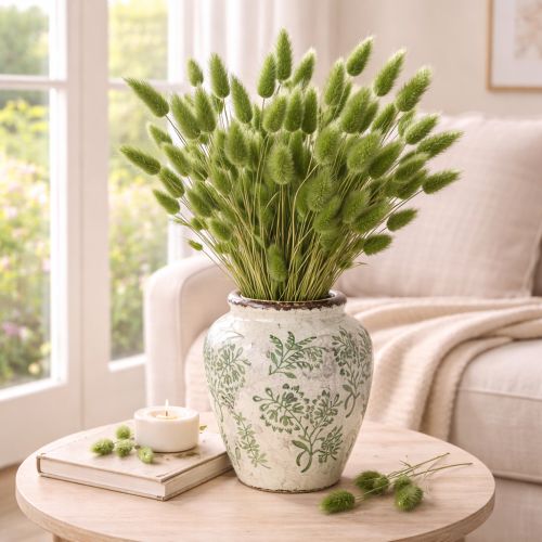 Product Vase with delicate plant pattern for home decoration 19cm