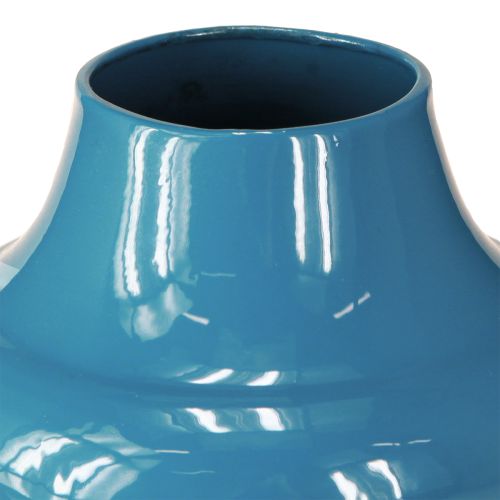 Product Vase, home accessory with a wave-shaped surface for a modern ambience, 23cm
