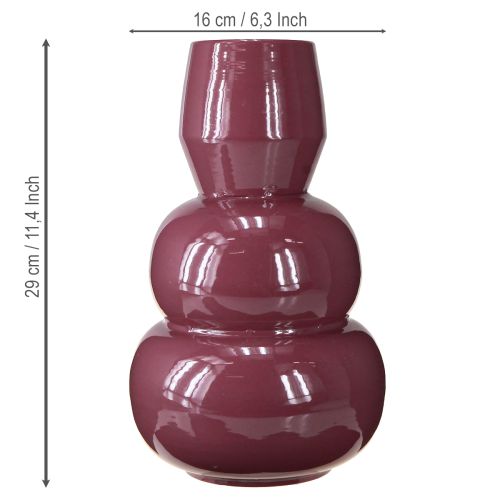 Product Modern design vase for stylish room decoration and furnishings, 29cm