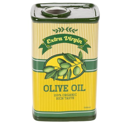 Floristik24 Ceramic decorative olive oil vase, perfect table decoration for dried flowers, 18cm