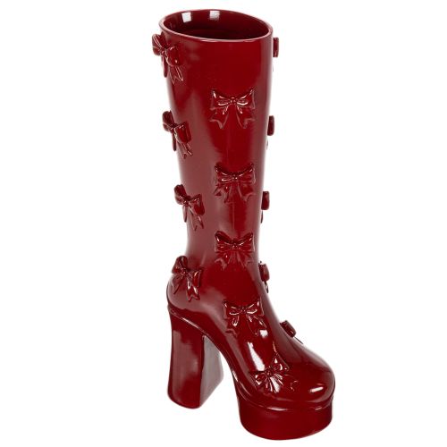 Decorative vase boot with bow design 37cm