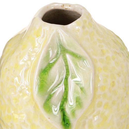 Product Ceramic decoration lemon tree - Mediterranean table decoration with fruit design 13x8x22cm