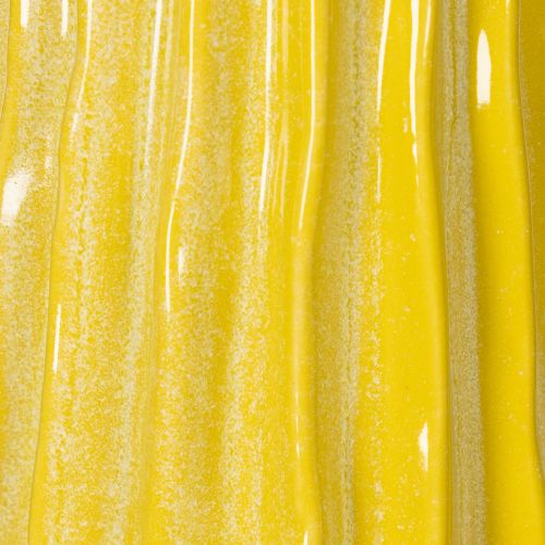 Product Vase with grooved design for stylish interior decoration in the living room, 33cm