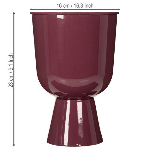Product Flower pot, cup-shaped, modern style, decorative for any home and office, 23cm