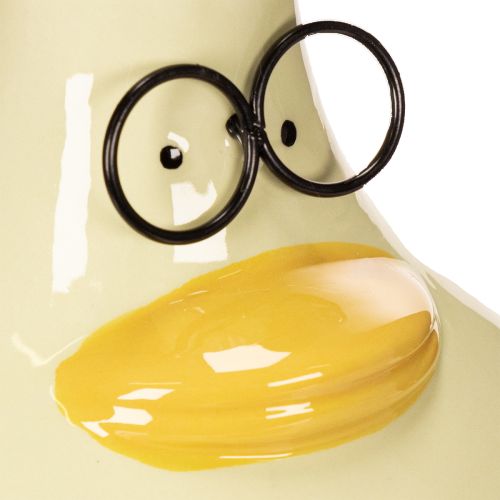 Product Duck figurine vase, ceramic, cheerful design, ideal for modern interiors, 15cm, 2 pieces