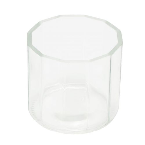 Product Candle holder glass lantern clear Ø9.5cm H9cm 6pcs