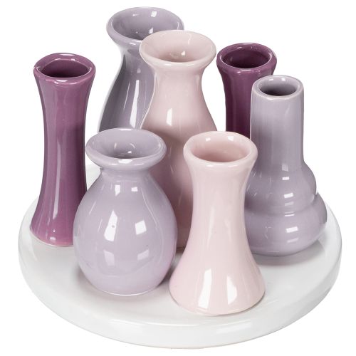 Product Ceramic vase set, modern living room decor, 14cm
