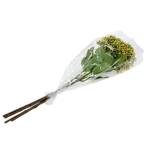 Floristik24 Viburnum berry branch 54cm yellow 4pcs