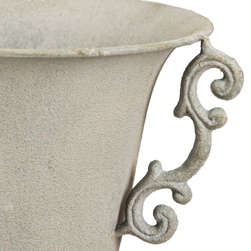 Product Vintage decorative trophy with handles metal decoration grey H30cm