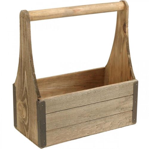 Floristik24 Vintage wooden box for planting tool box plant box 28×14×31cm