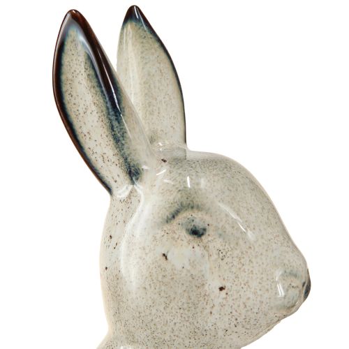 Floristik24 Hugging Bunnies Figurines Ceramic Easter Décor 22cm 2pcs
