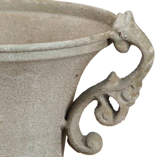 Product Vintage trophy grey metal trophy with handle H22.5cm