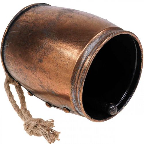 Product Vintage bell copper metal bell deco hanger Ø13.5cm 49cm
