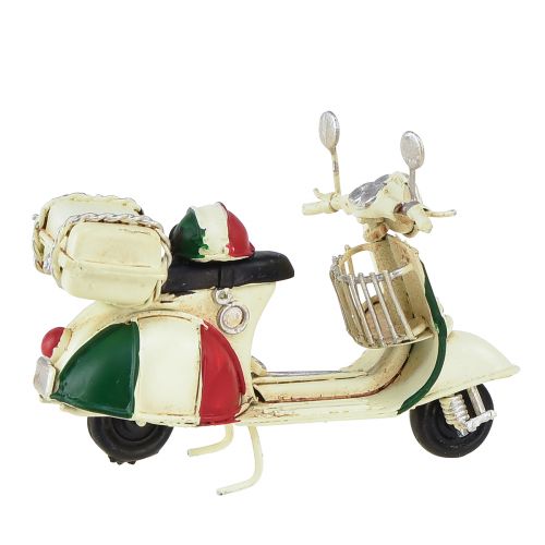 Floristik24 Vintage decoration metal scooter table decoration summer L12cm