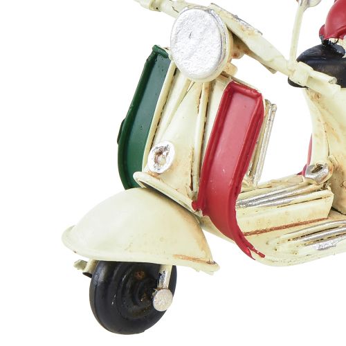 Product Vintage decoration metal scooter table decoration summer L12cm