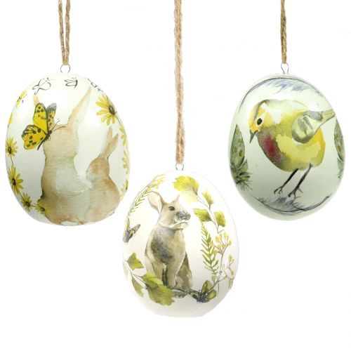 Floristik24 Vintage Easter eggs for hanging 7cm 3pcs