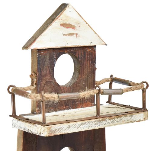 Floristik24 Vintage shelf maritime wooden decoration lighthouse 30×11,5×75cm