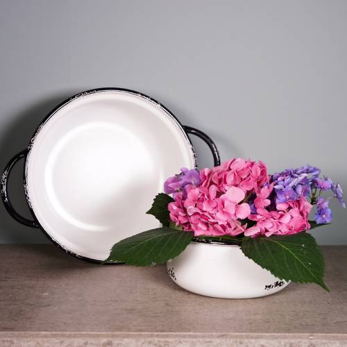 Floristik24 Vintage metal bowls Ø19.5cm - Ø25cm 2pcs