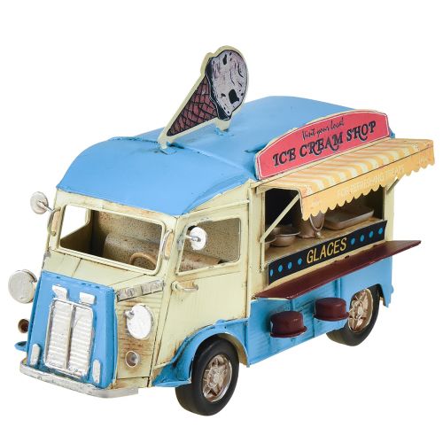 Floristik24 Vintage table decoration ice cream cart metal decoration 20×15×13.5cm