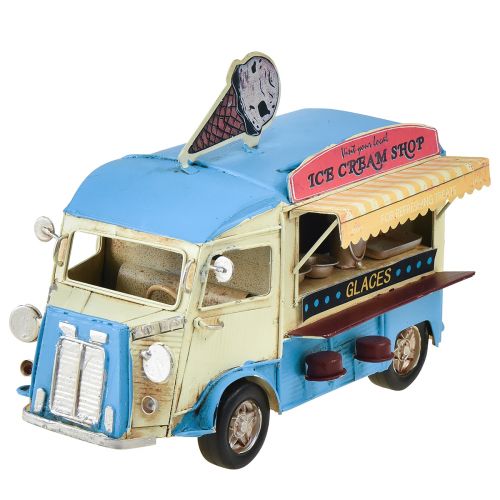 Vintage table decoration ice cream cart metal decoration 20×15×13.5cm