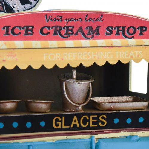 Floristik24 Vintage table decoration ice cream cart metal decoration 20×15×13.5cm