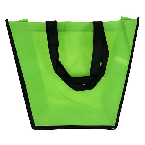 Floristik24 Fleece bag green 38cm x 32cm 1p