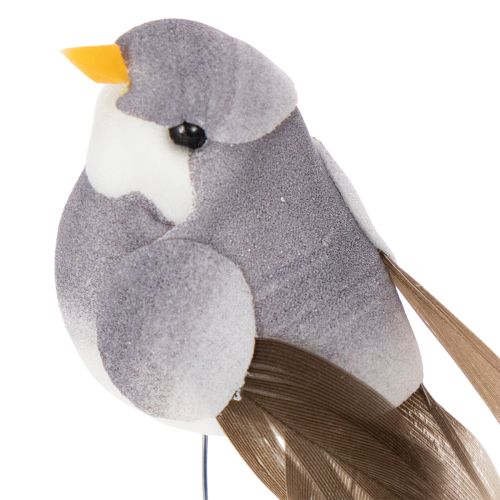 Product Decorative birds, artificial home decor, spring occasion, with colorful plumage, made of plastic, 5cm, 18 pieces