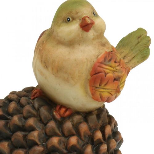 Product Autumn decoration bird decoration cone bird figure autumn H19cm