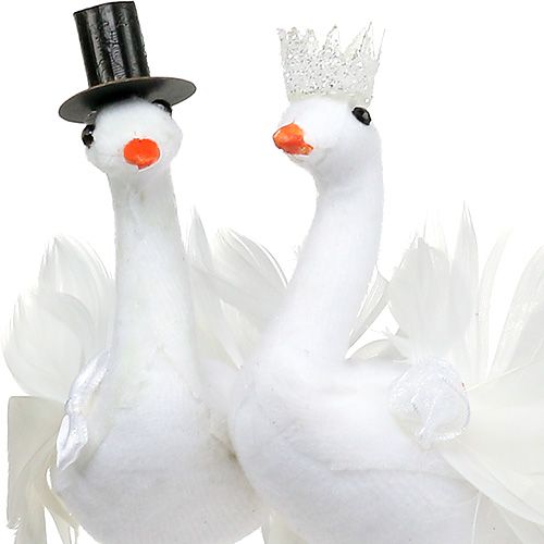 Product Bird newlyweds white 38cm