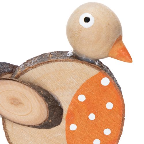 Product Wooden bird garden stakes for creative decoration in spring and summer, 33cm, 16 pieces