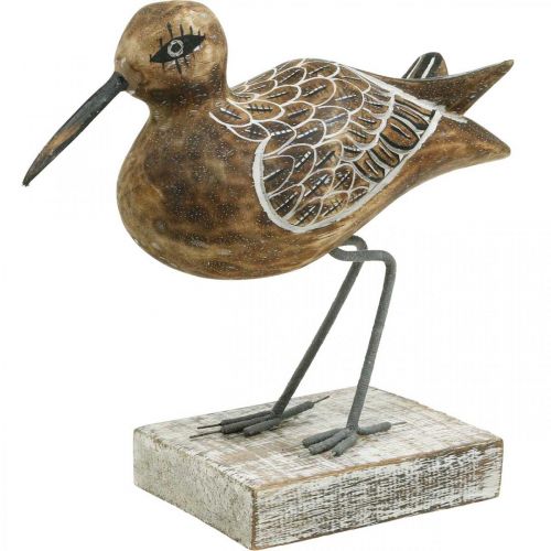 Product Wooden Bird Sculpture Bathroom Decor Water Bird H22cm