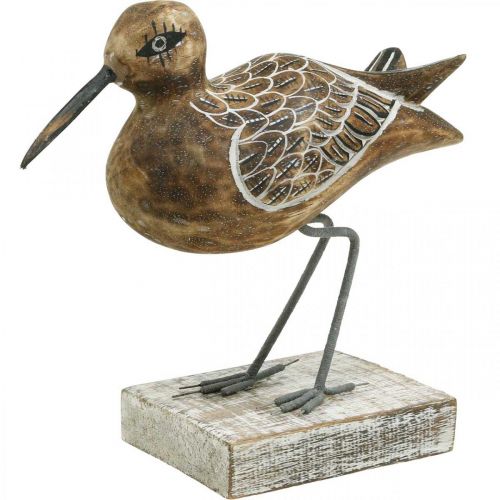 Floristik24 Wooden Bird Sculpture Bathroom Decor Water Bird H22cm