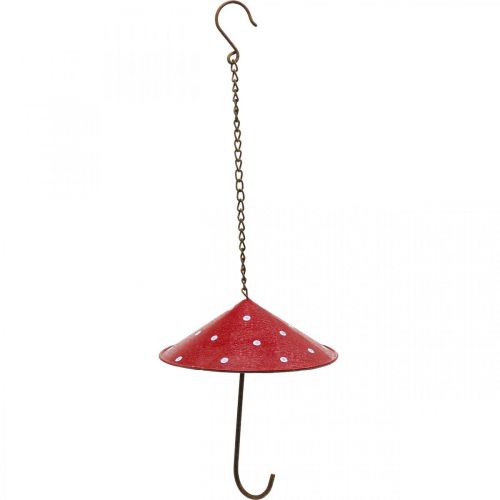 Product Bird feeder fly agaric for hanging rust Ø15,5cm