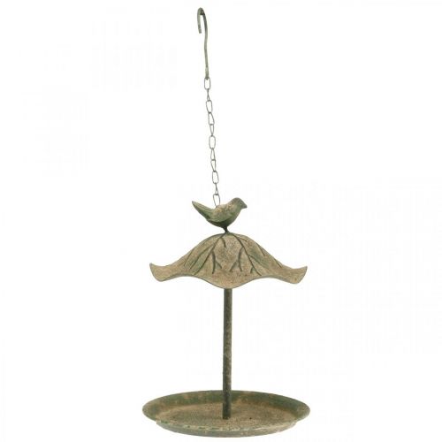 Floristik24 Bird bath hanging metal bird bath garden antique look H28cm