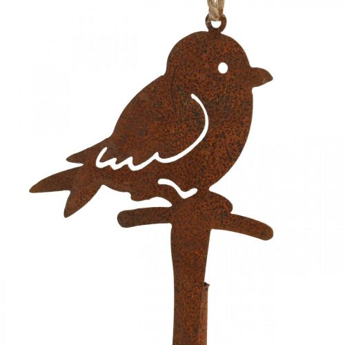 Product Hanging decoration patina decoration bird vintage decoration metal 28cm