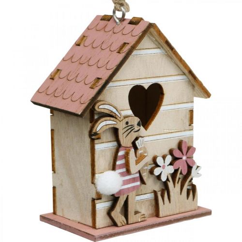 Floristik24 Birdhouse Hanging Spring Decorative Birdhouse Bunny Easter Decoration 4pcs