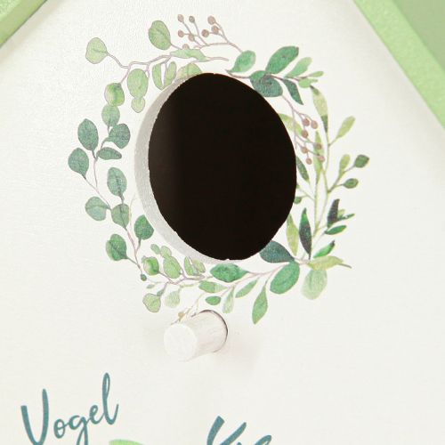Product Birdhouse for stylish rooms with floral design and nostalgic flair 21cm
