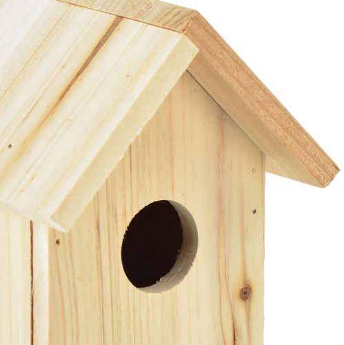 Floristik24 Bird house wooden nesting box blue tit fir wood 11.5×11.5×18cm