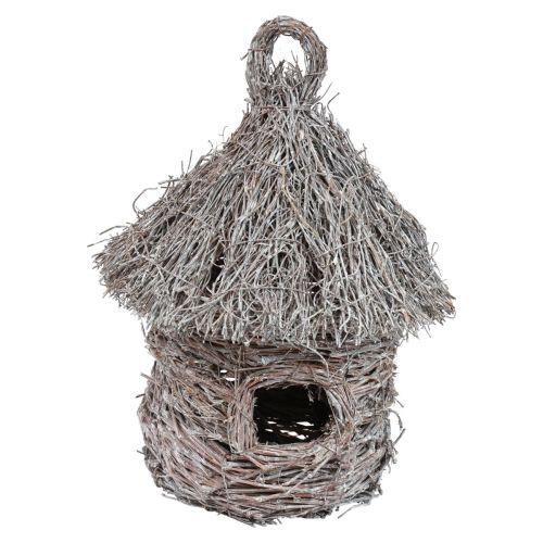 Decorative bird house wood metal decorative tree house Ø17cm H26cm